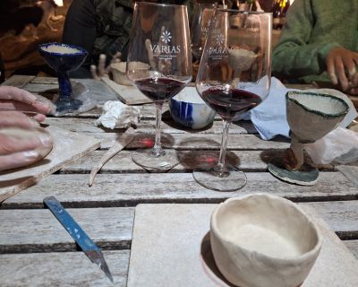 Tast de vins amb ceràmica